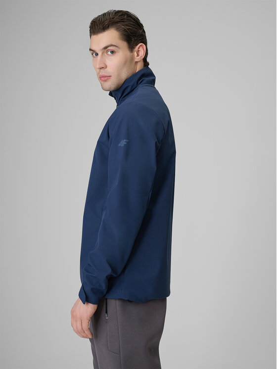4F 4F Kurtka przejściowa MIDSHOP TEXTILE Granatowy Regular Fit