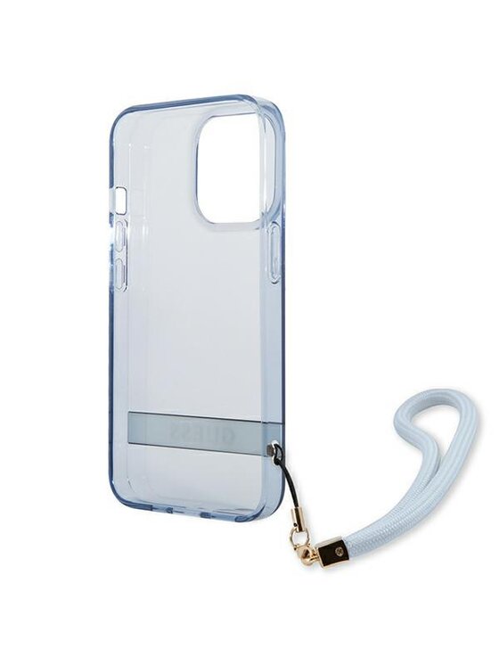 Guess Guess Etui na telefon iPhone 13 Pro Niebieski