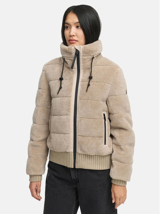 Navahoo Navahoo Kurtka zimowa Schneepuder Szary Regular Fit
