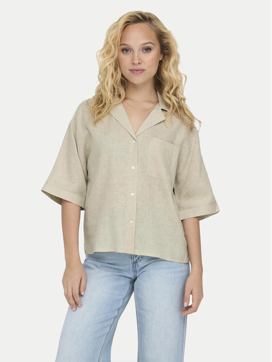 ONLY ONLY Cămașă Tokyo 15314215 Gri Regular Fit