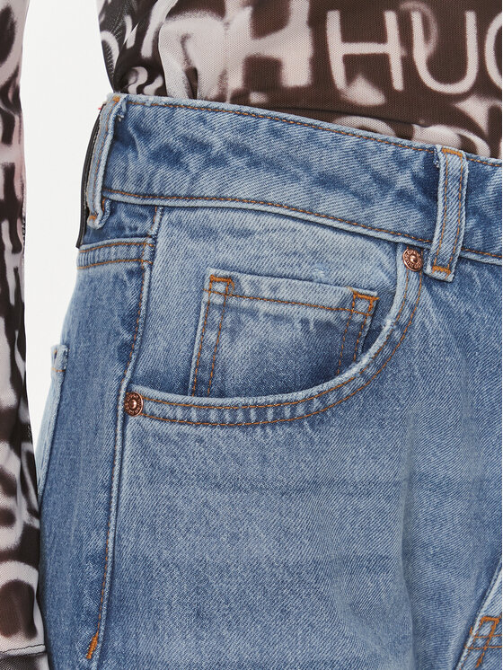 HUGO Hugo Jeansy Gilissi 50508188 Niebieski Relaxed Fit