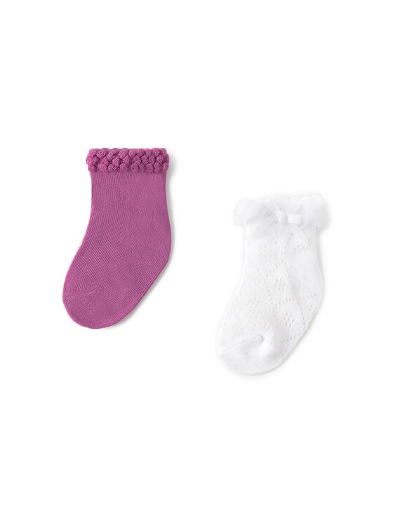 Set de 2 perechi de șosete lungi pentru copii Mayoral 10872 Roz