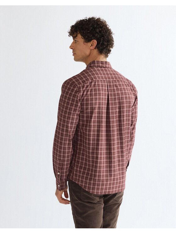 Wrangler Wrangler Koszula 1 PKT SHIRT Brązowy Regular Fit