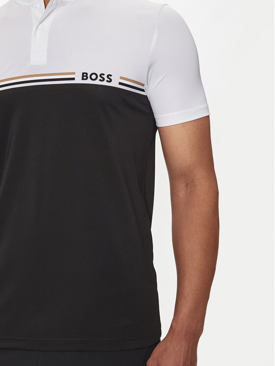 BOSS Boss Polo Pariq MB 6 50519864 Czarny Slim Fit