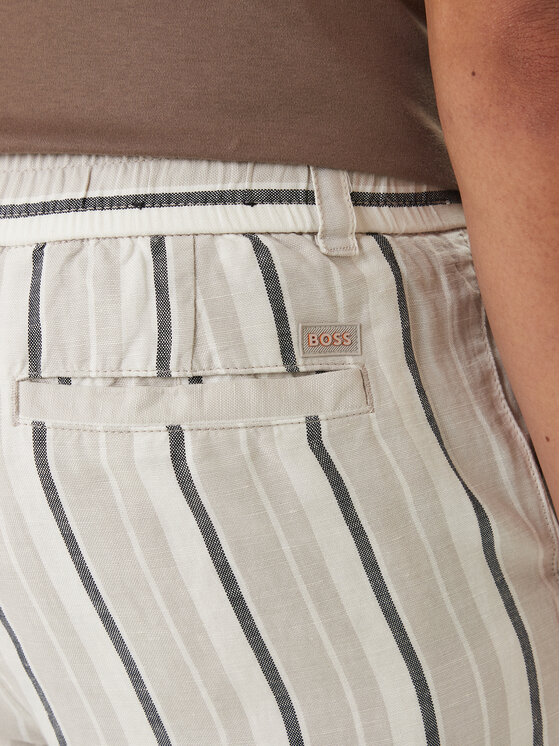 BOSS BOSS Pantaloncini di tessuto 50561129 Beige Regular Fit