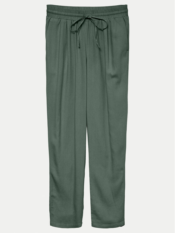 Vero Moda Vero Moda Pantaloni din material Jesmilo 10279691 Verde Regular Fit