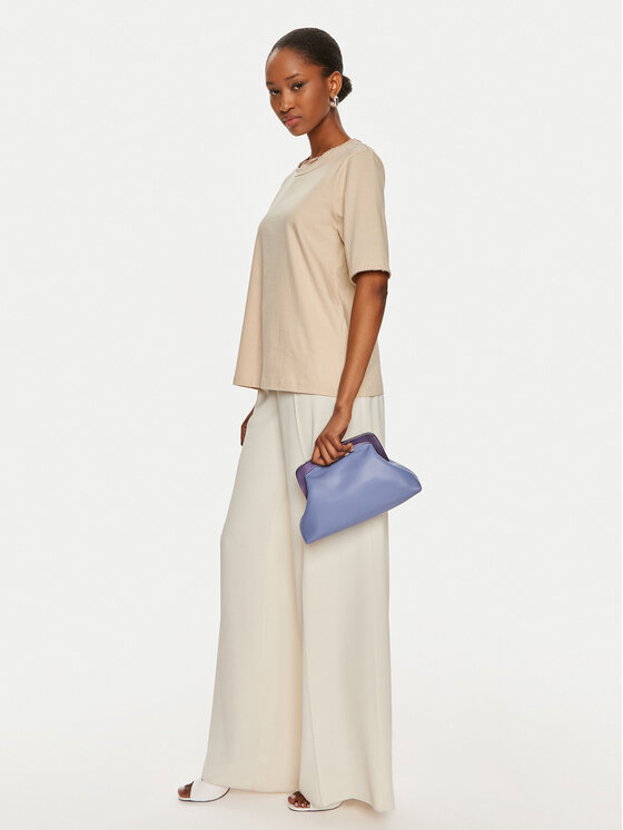 United Colors Of Benetton United Colors Of Benetton Тишърт 34G7D107B Бежов Regular Fit