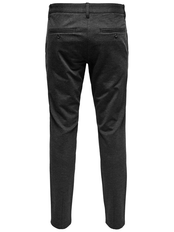 Only & Sons Only & Sons Chino nohavice Mark 22010209 Sivá Slim Fit