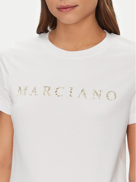 Marciano Guess Marciano Guess T-Shirt 5GGI00 6008A Bílá Slim Fit