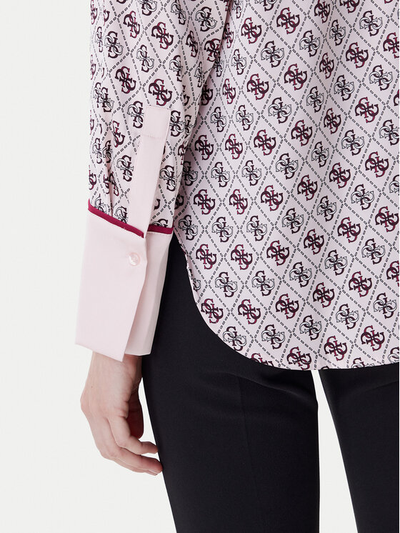 Guess Guess Сорочка W4YH47 WF1T2 Рожевий Regular Fit
