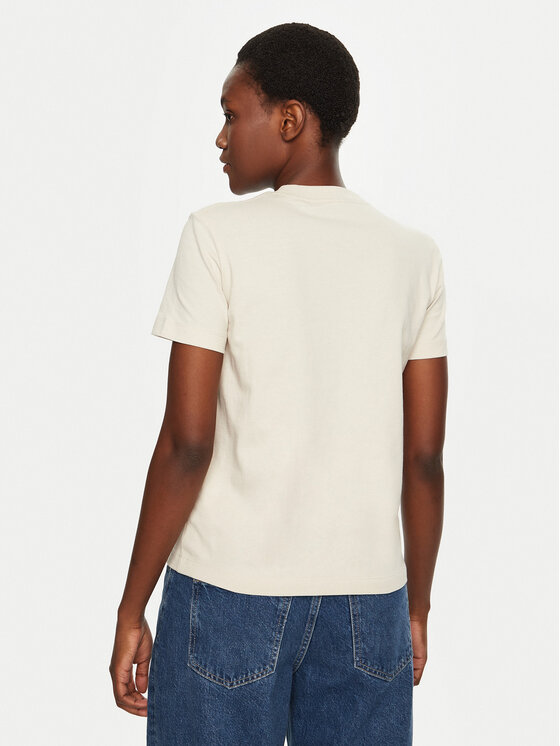Calvin Klein Jeans Calvin Klein Jeans Tričko J20J224983 Béžová Regular Fit