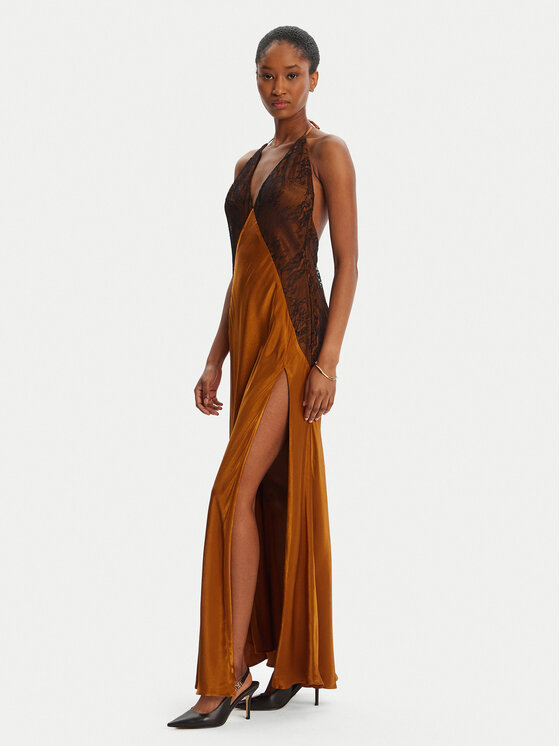 BARDOT BARDOT Õhtune kleit Estrella Haltrel 59977DB Pruun Regular Fit