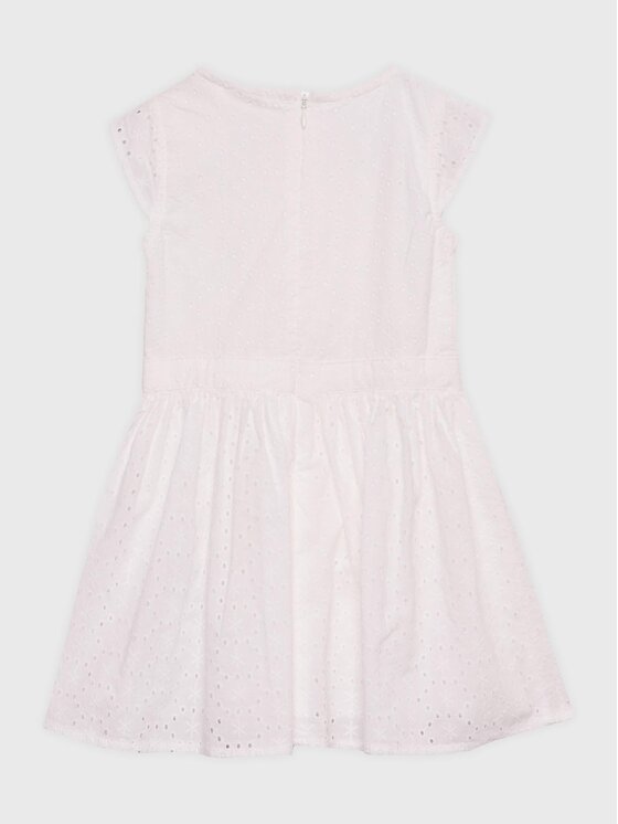 Guess Guess Kleid für den Alltag K3GK10 WFBC0 Weiß Regular Fit