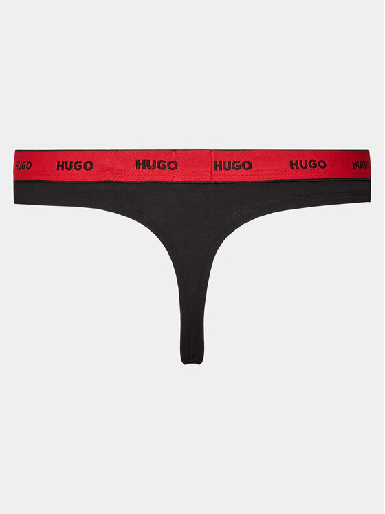HUGO Hugo Sada 3 kusů string kalhotek 50480150 Barevná