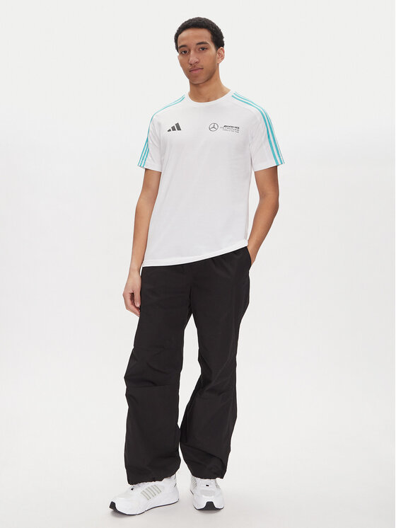 adidas adidas Marškinėliai Mercedes - AMG Petronas Formula One Team DNA JV5457 Balta Regular Fit