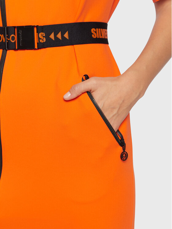 Sportalm Sportalm Kleid für den Alltag 9855502023 Orange Regular Fit