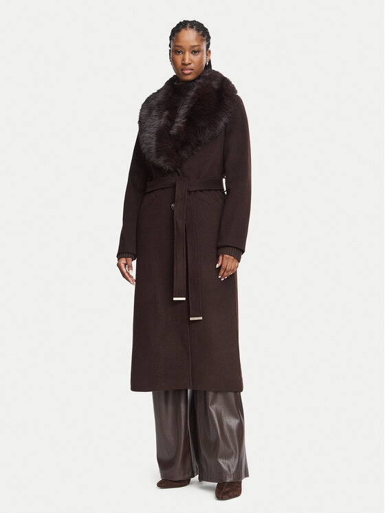 Michael Kors Michael Kors Cappotto di lana 77G7569M11 Marrone Regular Fit
