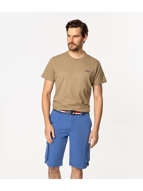 Lee Cooper Lee Cooper Bermudy SIMONE 9802 Niebieski Regular Fit