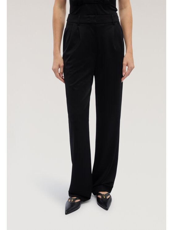 Trussardi Trussardi Spodnie materiałowe P266A102350N033 Czarny Over Fit