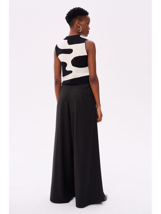 blue shadow blue shadow Bluzka Deyon Czarny Regular Fit