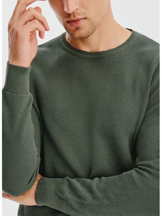 Pako Lorente Pako Lorente Sweter P25WF-2X-001 Zielony Classic Fit