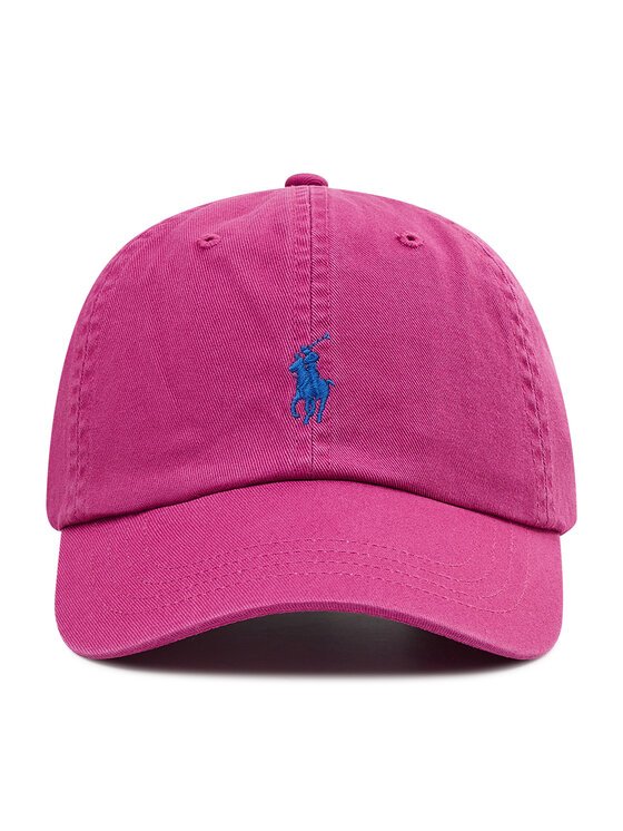 POLO par RALPH LAUREN casquette chapeau rose femme poney vert taille unique
