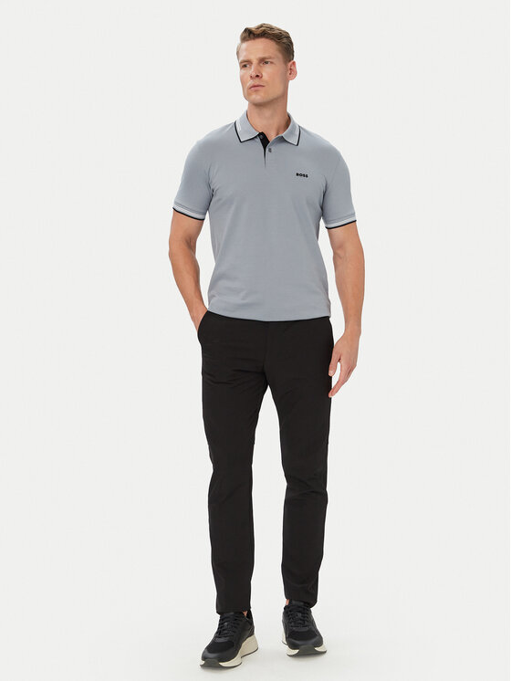 BOSS BOSS Polokošeľa Paul 50506193 Sivá Regular Fit