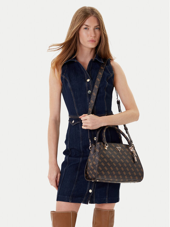 Guess Guess Ročna torba Noelle II HWQG96 72070 Rjava