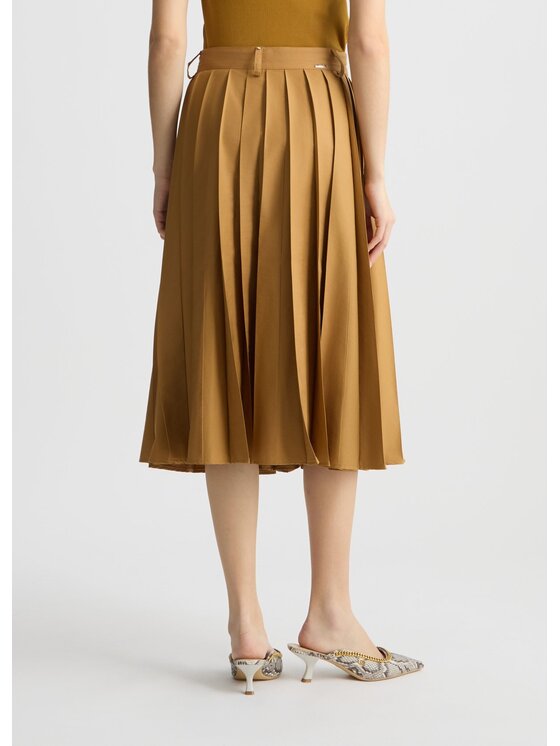 Liu Jo Liu Jo Spódnica midi WA5428T443371320 Beżowy Regular Fit