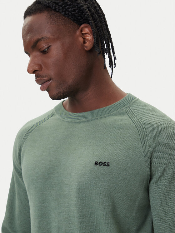 BOSS BOSS Pullover K_Zone CN 50541938 Grün Regular Fit