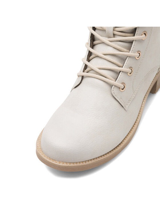 Mustang Stiefeletten 1402-502 Weiß | Modivo.de