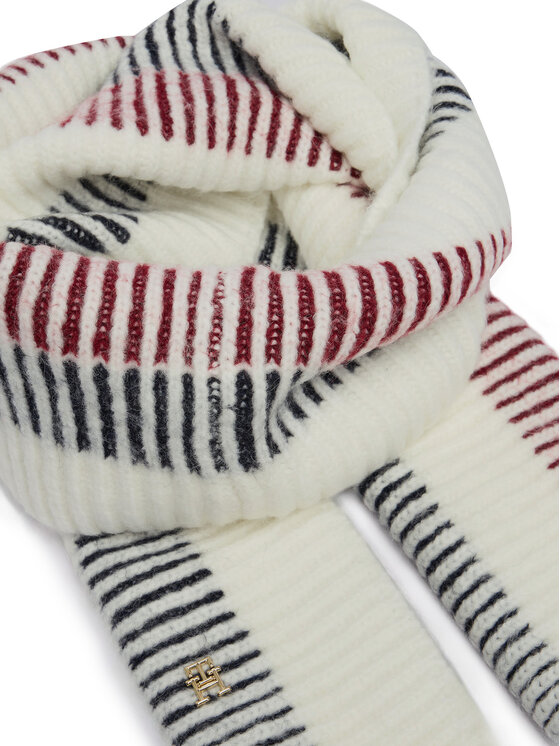 Tommy Hilfiger Tommy Hilfiger Šalikas Varsity AW0AW16653 Écru