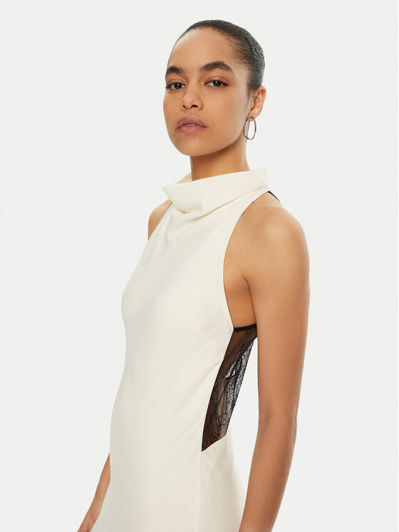 ROTATE ROTATE Rochie de seară 113928 Alb Slim Fit