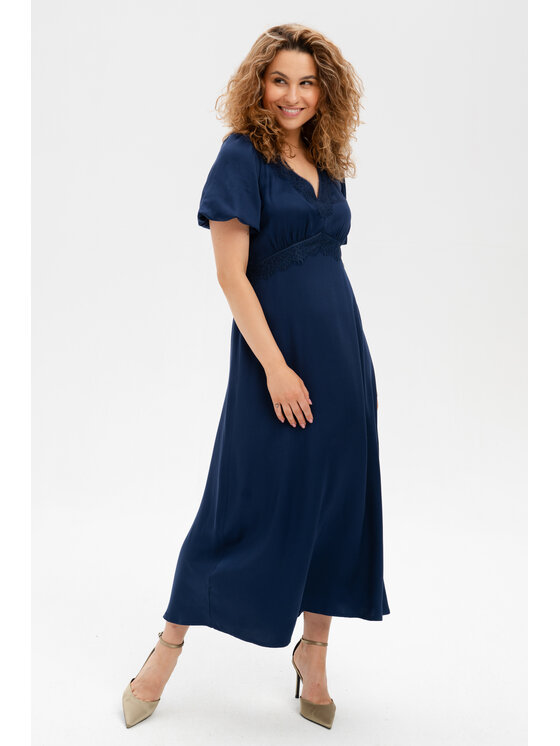 blue shadow blue shadow Sukienka codzienna Hope Granatowy Regular Fit