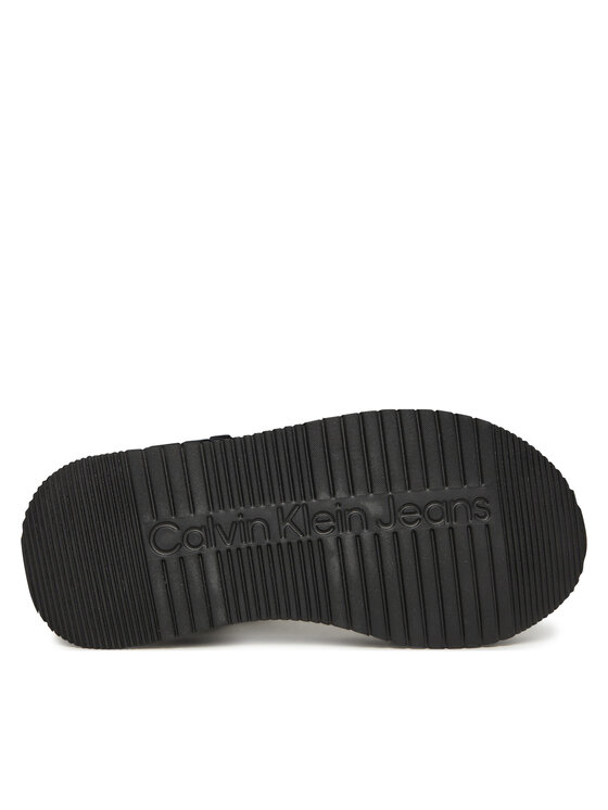 Calvin Klein Jeans Calvin Klein Jeans Sandały Sandal Velcro Webbing Mg YW0YW01693 Czarny