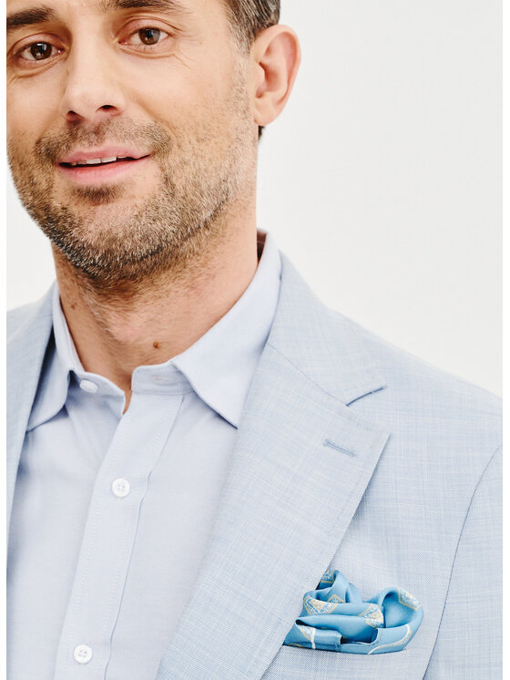 Pako Lorente Pako Lorente Marynarka P25SF-3X-001 Błękitny Slim Fit