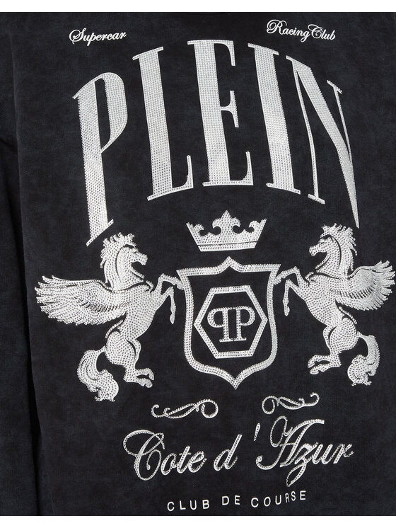 PHILIPP PLEIN PHILIPP PLEIN Bluza 25495 Czarny Regular Fit