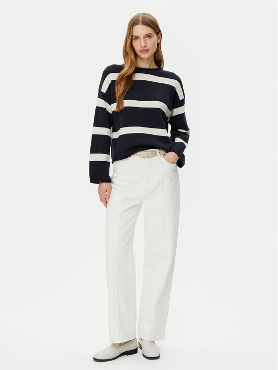 Marc O'Polo Marc O'Polo Sweter 502 6059 60047 Granatowy Regular Fit