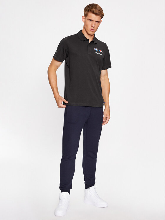 Puma Puma Polo marškinėliai Bmw Mms Ess 621312 Juoda Regular Fit