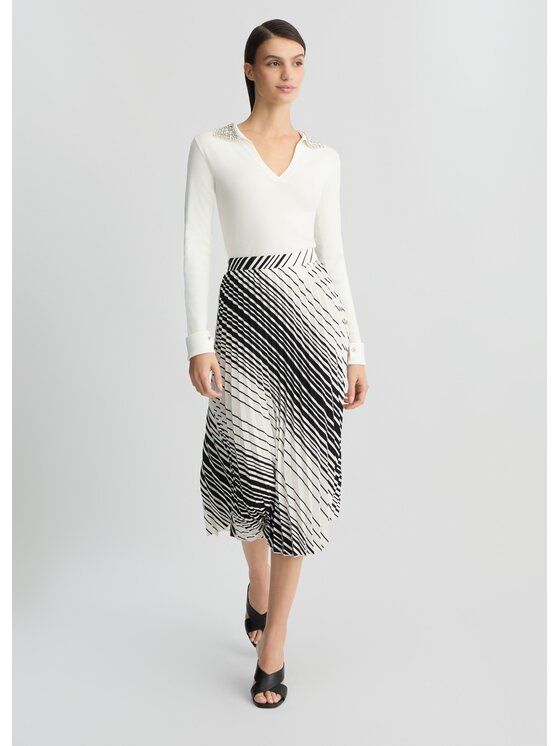 Liu Jo Liu Jo Gonna maxi WA5 Bianco Regular Fit