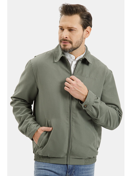Cross Jeans Cross Jeans Kurtka przejściowa 40310-002 Khaki Regular Fit
