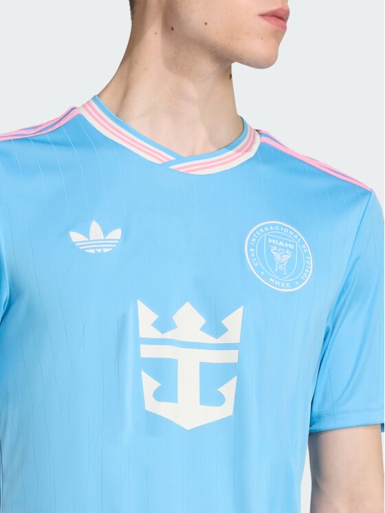 adidas adidas Koszulka techniczna Inter Miami CF 25/26 Third Messi Jersey Błękitny Slim Fit