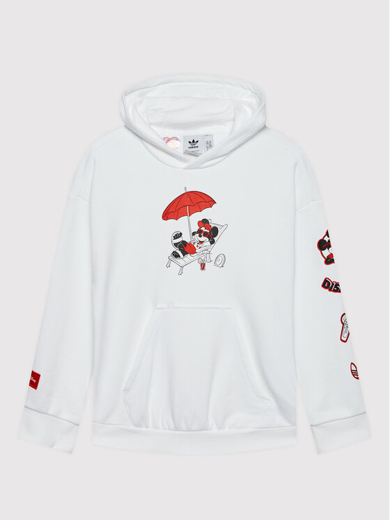 adidas adidas Pulóver Disney Mickey And Friends HF7578 Fehér Relaxed Fit