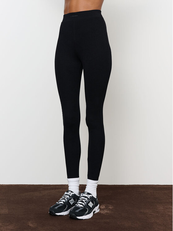 La Mania La Mania Spodnie dresowe ERIN Czarny Classic Fit