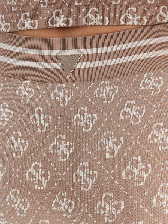 Guess Guess Legíny V5BB13 K2000 Hnědá Slim Fit