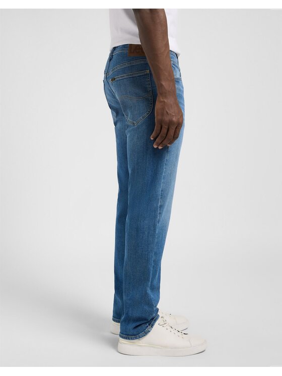 Lee Lee Jeansy DAREN ZIP FLY Niebieski Straight Leg