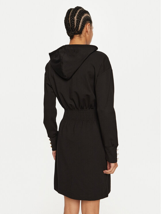 Gaudi Gaudi Kleid für den Alltag 421BD14007 Schwarz Regular Fit