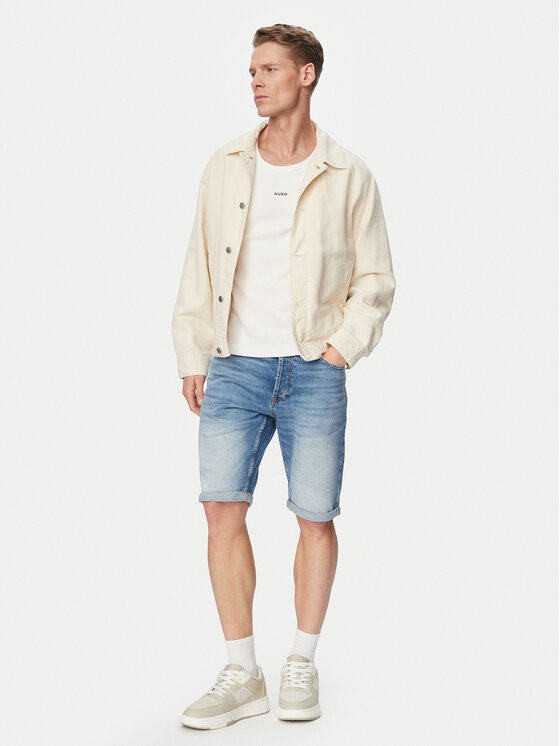 HUGO HUGO Jeans kratke hlače 50556163 Modra Regular Fit