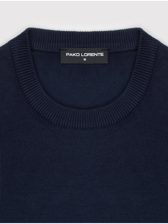 Pako Lorente Pako Lorente Sweter P25WN-2X-033 Granatowy Classic Fit