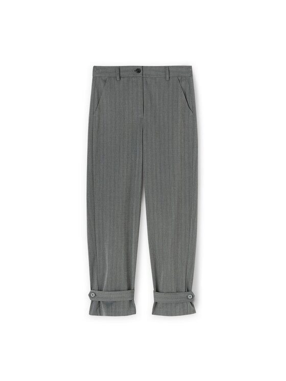 Motivi Motivi Spodnie materiałowe P109Q004192N0S3 Szary Regular Fit